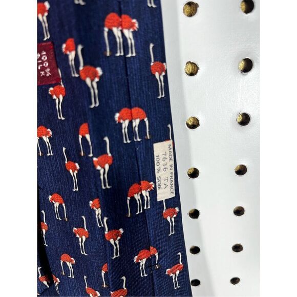 Hermes silk neck tie - Picture 8 of 10